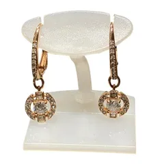 スワロフスキー　ドロップピアス　ブランド小物　ピアス　レディース