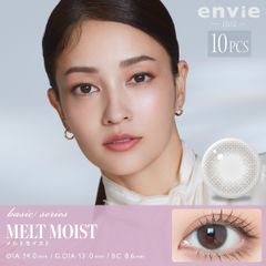 【安心のメーカー直販】envie アンヴィ ワンデー メルトモイスト （10枚入り） カラコンワンデー 送料無料 度なし
