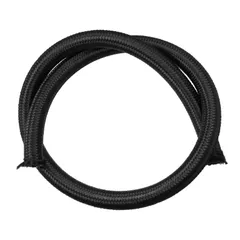 X AUTOHAUX AN10 燃料ラインホース 1M ブレーキホース 燃料 ガソリンホース フューエルホース　耐圧 耐熱 耐油 耐腐食性 車用オイルクーラー フューエルライン 燃料ホース 編組ナイロン ステンレス鋼 CPE 　ブラック
