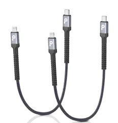 ★PRAKIE USB C ライトニングケーブル iPhone 充電ケーブル 急速充電 データ転送 高耐久 タイプC ライトニングケーブル 0.3M