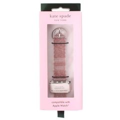 ケイトスペード アップルウォッチ 替えベルト katespade ポリウレタン ラメ グリッター アップルウォッチ applewatch 時計 専用 ストラップ バンド 交換 ベルト ボックス ピンク KSS0147 訳あり