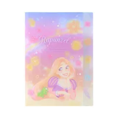 【メール便】塔の上のラプンツェル ポケットファイル ダイカットクリアファイル5P ゆめかわ ディズニープリンセス サンスター文具 新学期準備文具 キャラクター グッズ 