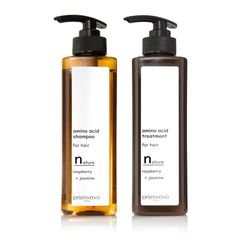 prismvovo（プリズムボボ）【2点セット】アミノシャンプー ナチュレ ボトル 300ml & アミノトリートメント ナチュレ ボトル 295g　美容室専売品