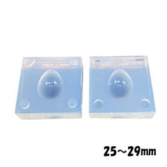 モールドファクトリー　立体たまごモールド全高25mm～29mm　シリコンモールド　サイズを選択して下さい