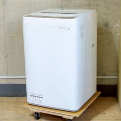 D0020 SHARP/シャープ 全自動洗濯機 ES-GE6F-T 洗濯容量:6.0kg 2022年製