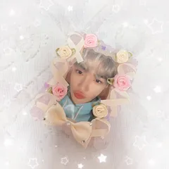 硬質ケースデコ トレカケースデコ ホイップデコ デコ硬質ケース リボン レース ピンク バラ 花 量産 kpop 韓国 トレカ チェキ チェキケース