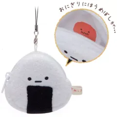 【中古】バッグ(キャラクター) すみっコ弁当テーマ(おにぎり) ぬいぐるみミニポーチ 「すみっコぐらし」