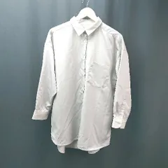 ◇ classicalelf クラシカルエルフ フロントボタン 胸ポケット カジュアル 長袖 シャツ サイズM グレー メンズ E  【1309250010319】