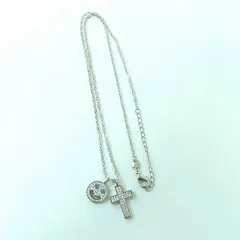 シルバー925 smile&cross スマイル ＆ クロス ネックレス