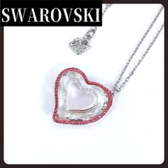 SWAROVSKI　スワロフスキー　ハート　ネックレス　クリア　クリスタル