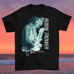 Rare Robin Trower Signed Live Tour Music Tシャツ