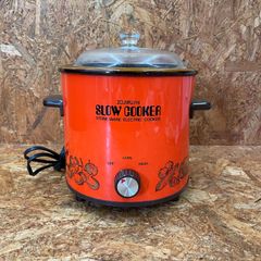 MINI-CROCK スロークッカー 昭和レトロ オレンジ 煮込み鍋 - メルカリ