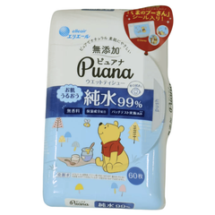無添加 Puana 純水99％ ウエットティシュー 無香料