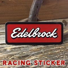Edelbrock ロゴ ステッカー ◆ エーデルブロック シール JLMS12