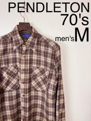 70s USA製 NORTHWAY プリント ネルシャツ 好配色 ヴィンテージ - メルカリ