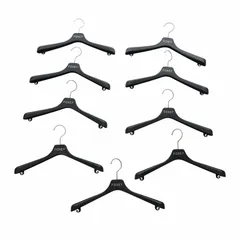 フォクシー FOXEY ハンガー 9本セット 衣類用 ロゴ 黒 ブラック /KWのサムネイル