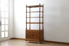 ★事前問合せ必須★ 横浜クラシック家具 オープンラック 中古 希少モデル ダニエル Daniel エレガント シェルフ 収納棚 飾り棚 リペア+発送まで3週間前後 R-081258