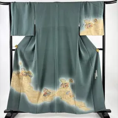 k0475 美品 逸品 粋 京の名工 樽本伊勢蔵 作 姫 手描き 正絹 訪問着