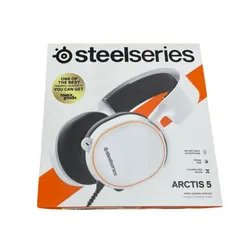 （中古）SteelSeries ゲーミングヘッドセット マイク付き 有線 密閉型 PC PS5 PS4 Switch 対応 7.1chサラウンド Arctis 5 61507