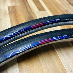 【組付のみ】 アジリスト チューブラー タイヤ 700×25C パナレーサー Panaracer AGILEST TU 2本セット 未使用に近い 中古 ロードバイク