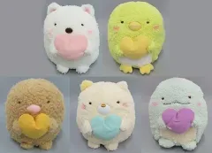 【中古】ぬいぐるみ 全5種セット ふんわりハートころっとぬいぐるみ 「すみっコぐらし」