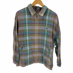 ポロバイラルフローレン Polo by RALPH LAUREN 8090S三角タグ マドラスチェックブルゾン メンズ JPN：L 