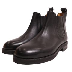 Hender Scheme / side gore boots エンダースキーマ カウレザー サイドゴア ブーツ ブラック 表記サイズ2　【2406】