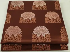 平和屋着物●西陣織　陰山織物謹製　箔屋清兵衛　全通柄袋帯　飛翔錦　牡丹作土文　正絹　逸品　DAAT0180ob 平和屋着物○西陣織 陰山織物謹製 箔屋清兵衛 全通柄袋帯 飛翔錦 牡丹