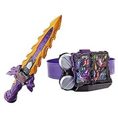 [중고] BANDAI 가면 라이더 세이버 변신 벨트 DX 암흑검 달 암흑 & 사검 칼리버 드라이버