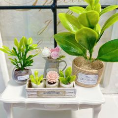 #462 ミニチュア インテリア ＊観葉植物②