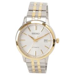 セイコー 腕時計 SEIKO メンズ 海外モデル 逆輸入 自動巻き アナログ シルバー/ゴールド ウォッチ WATCH SRPH92K1