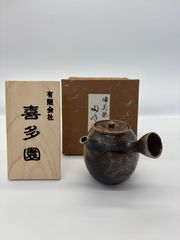 備前焼 宝瓶 狸の摘み 箱付き - メルカリ