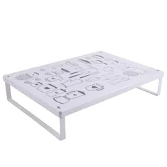 ヒロワールドトレード コンロカバー キッチン収納台 ガスレンジ用 パソコン台 40cm IHクッキングヒーター (white) [ホワイト]のサムネイル