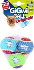 [新品送料無料）3個セット犬用おもちゃテニスボール噛むおもちゃ歯磨きストレス解消