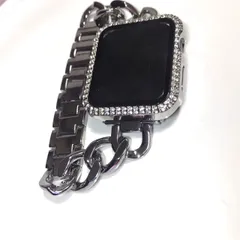 38mm 40mm 41mm 42mm 44mm 大人気 AppleWatch　カバー アップルウォッチ　バンド チェーンベルト アップルウォッチ　カバー キラキラカバー オシャレ アップルウォッチ　ベルト AppleWatch　バンド インスタ映え 