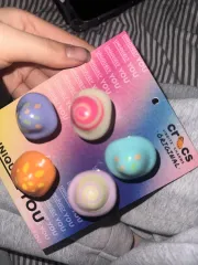 crocs(クロックス) ジビッツ ナイトライト キノコシュルーム 5 犬 セット