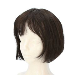 新品 人毛 3Dメッシュ 根本ダーク ウィッグ グラボブ ショートSーM