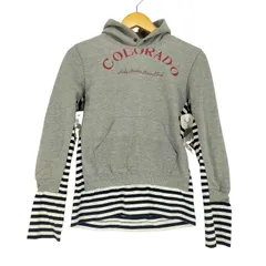 コムデギャルソン COMME des GARCONS AD2013 13SS ORIGINAL ボーダー切替プルオーバーパーカー レディース  Mのサムネイル