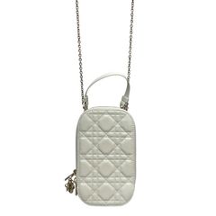 【Dior】ディオール レディディオール Call'in Dior フォンホルダー S0872ONMJ_M030 ショルダーバッグ ラムスキン レディース フォンポーチ カナージュ スマホ