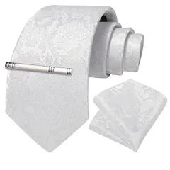 [DiBanGu] ネクタイ ストライプ ハンカチ タイピン セット 洗濯可能 入学式 ビジネス 二次会 3点セット T1021