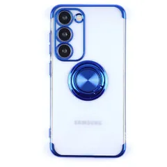 Galaxy S23 ケース SC-51D SCG19 ギャラクシーs23  スマホリング 耐衝撃 薄型 ケース 【Color】 ブルー