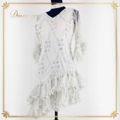 【美品 社交ダンス衣装】ドレス ワンピース パーティー レッスン solo ICHIOKU イチオク 白 ホワイト レース ドレス レディース 美品 新品同様 華やか レース素材 光沢感 大人可愛い 伸縮性 汎用性 着心地抜群 ファスナー仕様