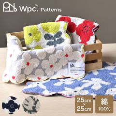 ハンカチタオル Wpc. Patterns ワールドパーティ レディース 女性 プレゼント ギフト 北欧風 おしゃれ かわいい 厚手 25cm 綿100% コットン スカラップ ミニタオル ハンカチ 大人 女の子 母の日