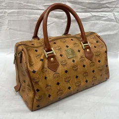 美品✨MCM 大容量 ボストンバッグ ブラウン　モノグラム MCM エムシーエム ヴィセトス ミニボストンバッグ 2WAYバッグ