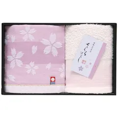 さくらづくし フェイス・ウォッシュタオルセット (TMS1508802)