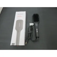 中古 SALONIA サロニア ストレートヒートブラシ SL-012BK ストレートアイロン ヘアアイロン