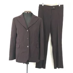 CAROLL★秋冬パンツスーツ/上下セットアップ/総裏地【レディース-L/42/紫系/Purple】Jacket/Set up/キャルロ◆BH40<sale>