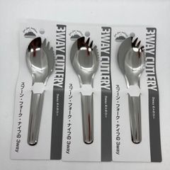 専用です　新品未使用　スプーンフォークナイフ　の3WAY カトラリー 9本セット
