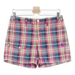 サイズ：1 PEARLY GATES パーリーゲイツ  ストレッチ ショートパンツ チェック柄 ピンク系 [240101414512] ゴルフウェア レディース ストスト