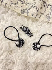 パッチンピン　くるみボタン　ヘアゴム　セット売り　インド刺繍　インド刺繍リボン　親子　ベビー　キッズ